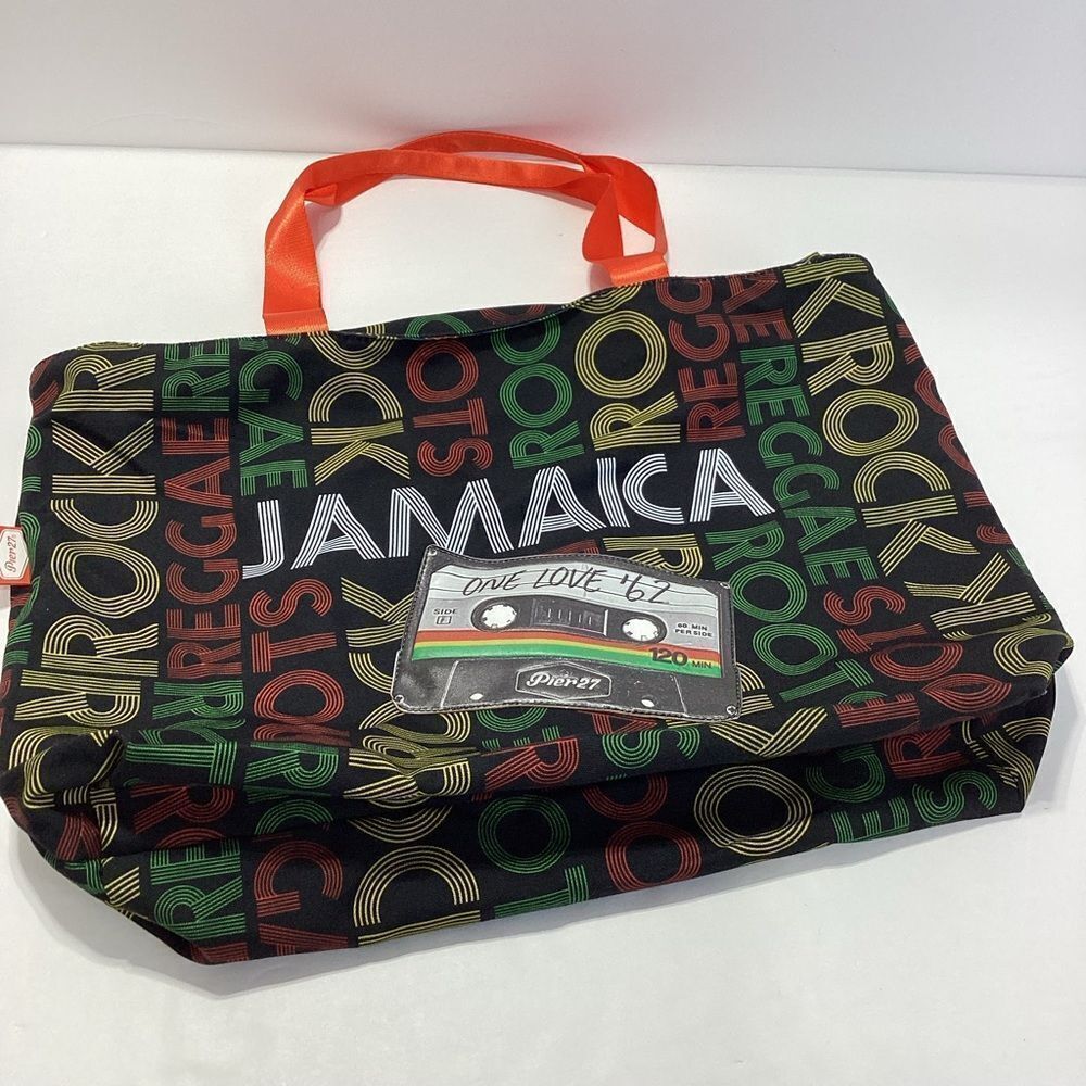 One Love Jamaica Duffle Bag Pier 27 Brand Tote
